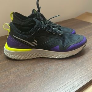 Nike sneakers . Worn once .